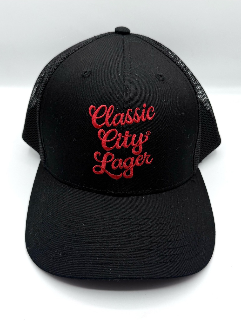 Creature Comforts Brewing Classic City Lager Beer Logo Snapback Mesh Trucker Hat